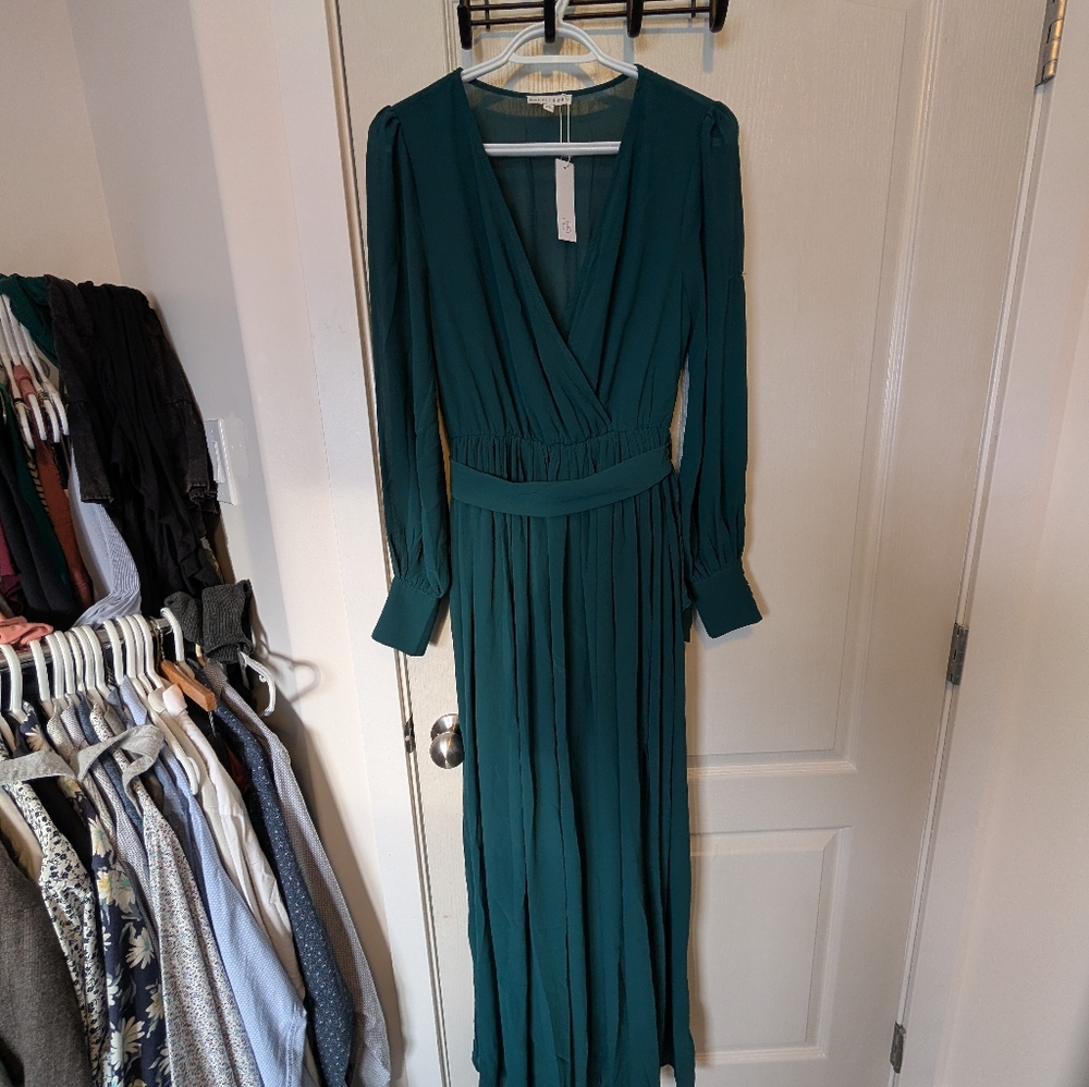 Celine Maxi Long Sleeve Dress